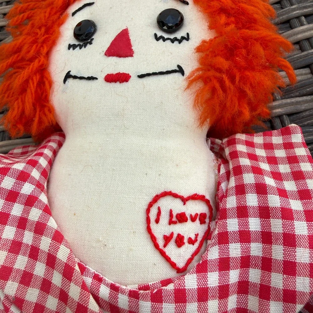 Vintage Handmade Raggedy Ann & Andy 15